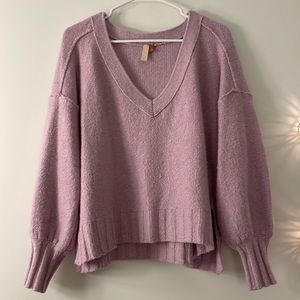 Anthropologie Pilcro Deep V Sweater